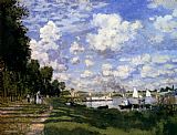 Claude Monet The Marina At Argenteuil painting